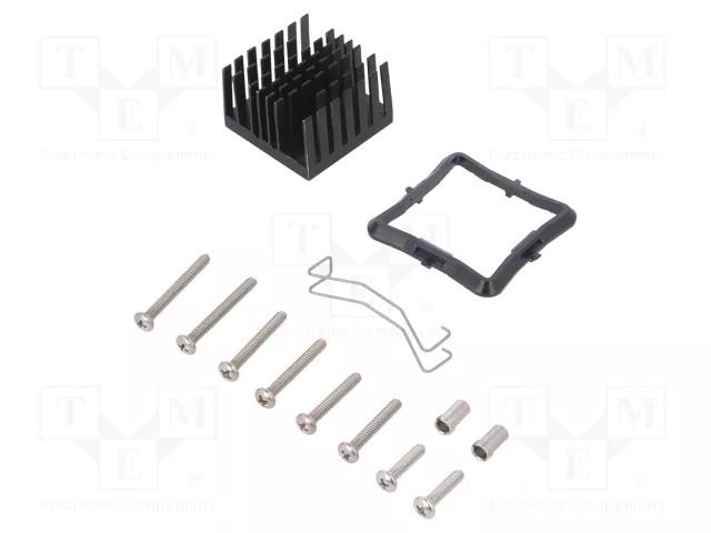 Heatsink: extruded; grilled; black; L: 31mm; W: 31mm; H: 19.5mm Advanced Thermal Solutions ATS-61310R-C1-R0