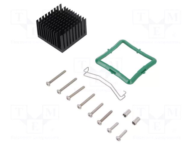 Heatsink: extruded; grilled; black; L: 40mm; W: 40mm; H: 24.5mm Advanced Thermal Solutions ATS-61400W-C1-R0