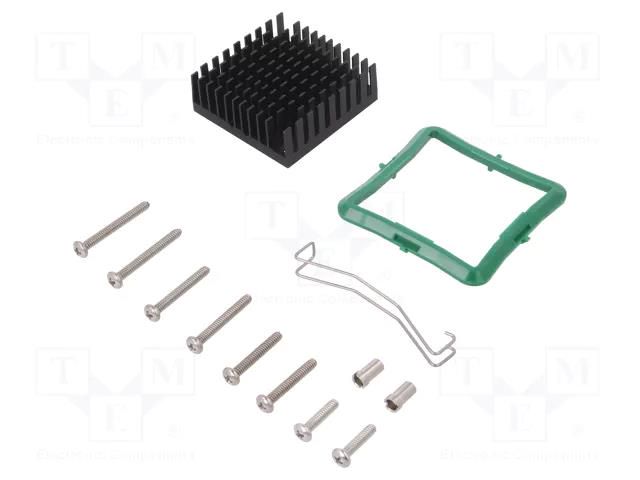 Heatsink: extruded; grilled; black; L: 40mm; W: 40mm; H: 14.5mm Advanced Thermal Solutions ATS-61400K-C1-R0