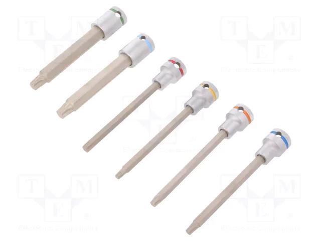 Wrench-set; socket spanner; Bit: Torx®; Chrom-vanadium steel WERA WERA.05003185001