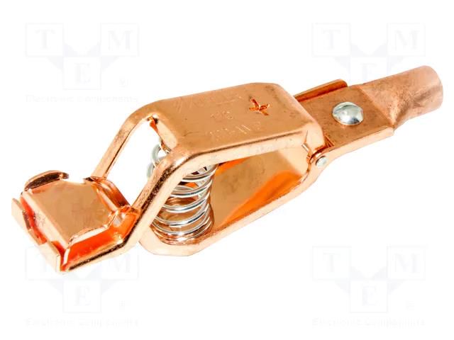 Crocodile clip; 200A; Grip capac: max.41mm; Overall len: 152mm MUELLER ELECTRIC BU-11CPS