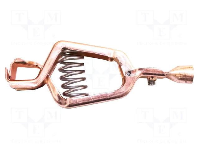Crocodile clip; 100A; Grip capac: max.27mm; Overall len: 109mm MUELLER ELECTRIC BU-21MPN