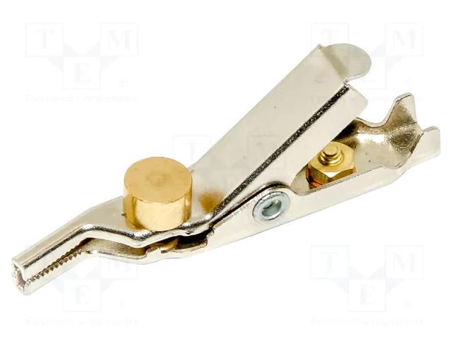 Crocodile clip; Grip capac: max.25.4mm; Overall len: 59.4mm MUELLER ELECTRIC BU-JP-25182-S