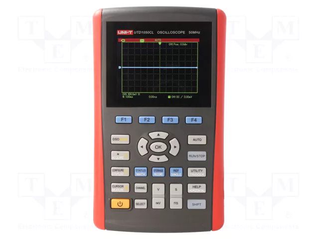 Handheld oscilloscope; 50MHz; LCD TFT 3,5"; Ch: 1; 200Msps; 12kpts UNI-T UTD1050CL