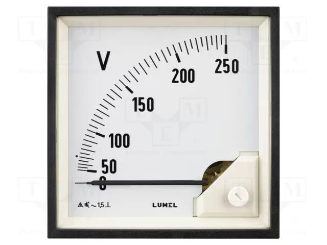 Voltmeter; on panel; VAC: 0÷30kV; Class: 1.5; True RMS; 40÷72Hz LUMEL EA19N-C70600000000