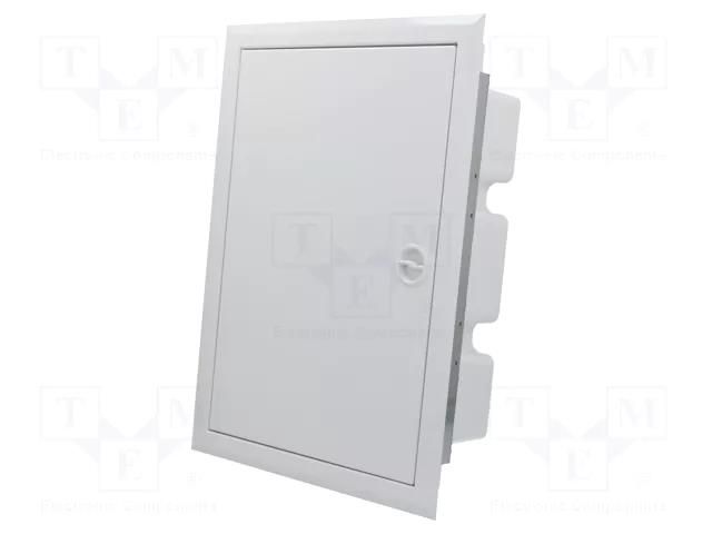 Enclosure: for modular components; IP40; plaster embedded; white ETI POLAM ETI-ERP12-2