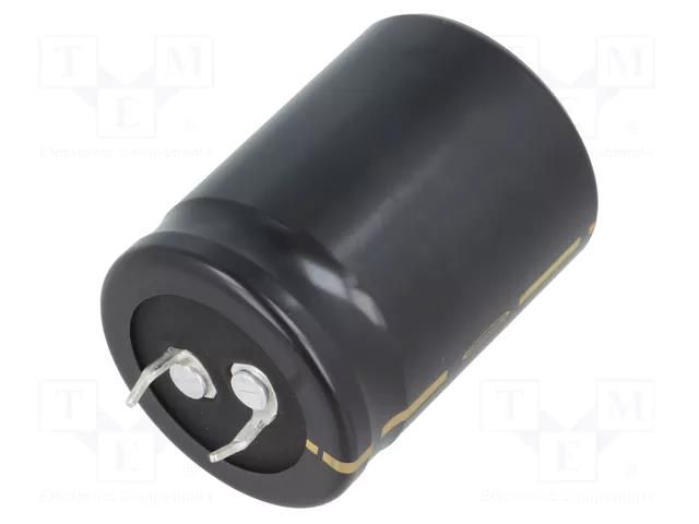 Capacitor: electrolytic; SNAP-IN; 3.3mF; 100VDC; Ø30x50mm; ±20% KEMET ALC80A332CF100
