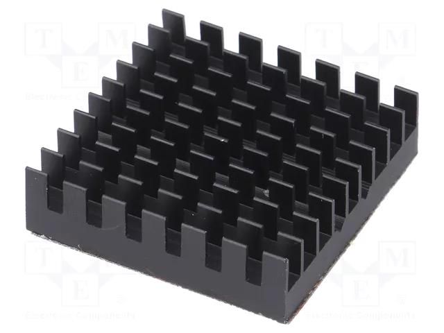 Heatsink: extruded; grilled; BGA; black; L: 32.5mm; W: 32.5mm Advanced Thermal Solutions ATS-55325D-C1-R0