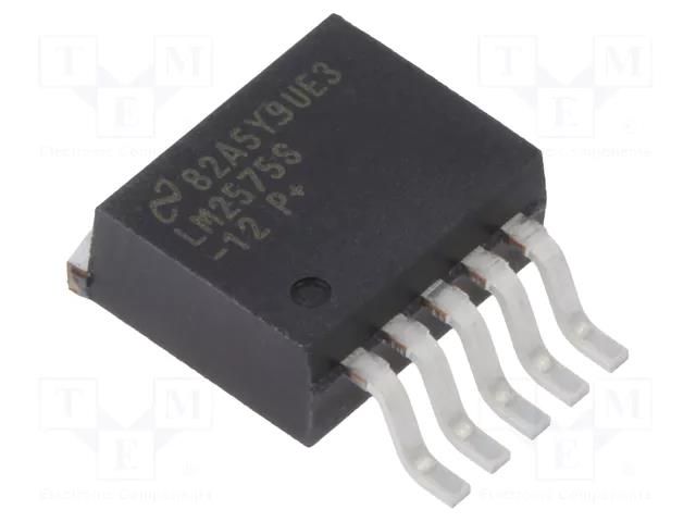 PMIC; DC/DC converter; Uin: 4÷40VDC; Uout: 12VDC; 1A; TO263-5; SMD TEXAS INSTRUMENTS LM2575S-12/NOPB