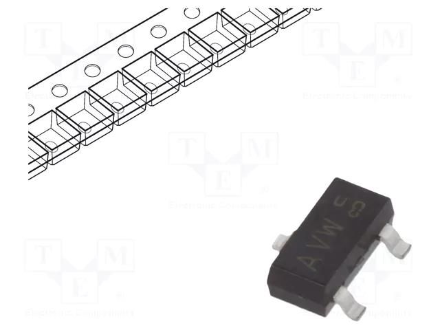 IC: voltage reference source; 2.495V; ±1%; SOT23; reel,tape; 100mA NEXPERIA TL431AMFDT.215