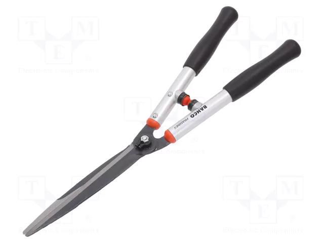 Cutters; for hedge; L: 550mm; steel; Handle material: aluminum BAHCO SA.P54-SL-25