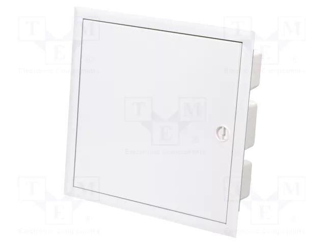 Enclosure: for modular components; IP40; plaster embedded; white ETI POLAM ETI-ERP18-2