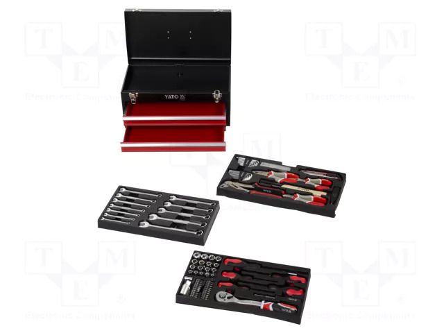 Kit: general purpose; toolbox; 80pcs. YATO YT-38951