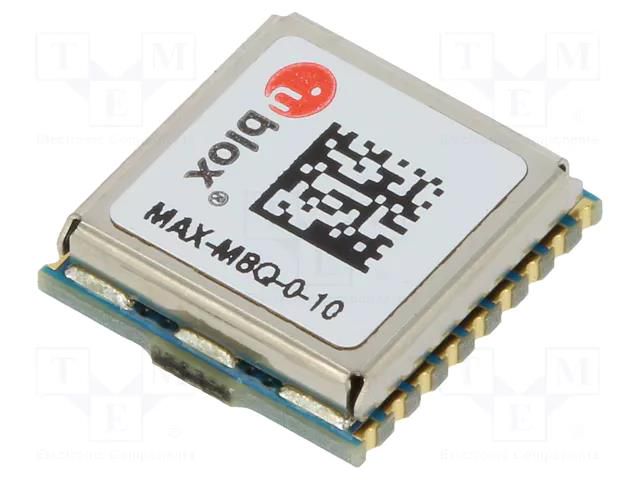 Module: GPS/BEIDOU; ±2.5m; NMEA,UBX; -167dBm; 1.7÷3.6VDC; DDC,UART u-blox MAX-M8Q-0