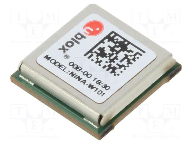 Module: IoT; Bluetooth Low Energy,WiFi; IEEE 802.11b/g/n; SMD u-blox NINA-W101-00B