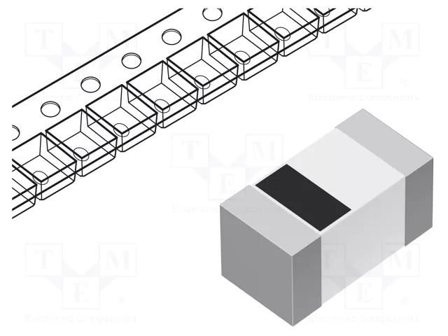 Inductor: ceramic; SMD; 0201; 1.8nH; 380mA; 150mΩ; ftest: 500MHz Viking CL01BTQ1N8-S