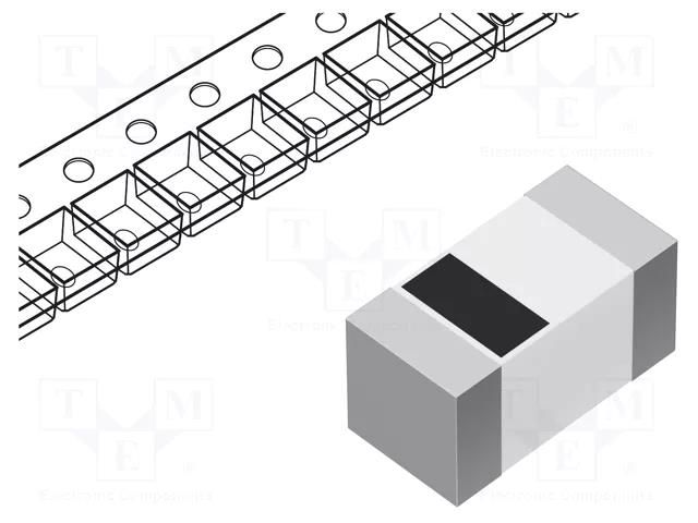 Inductor: ceramic; SMD; 0402; 12nH; 300mA; 500mΩ; ftest: 100MHz Viking CL02JT12N-S