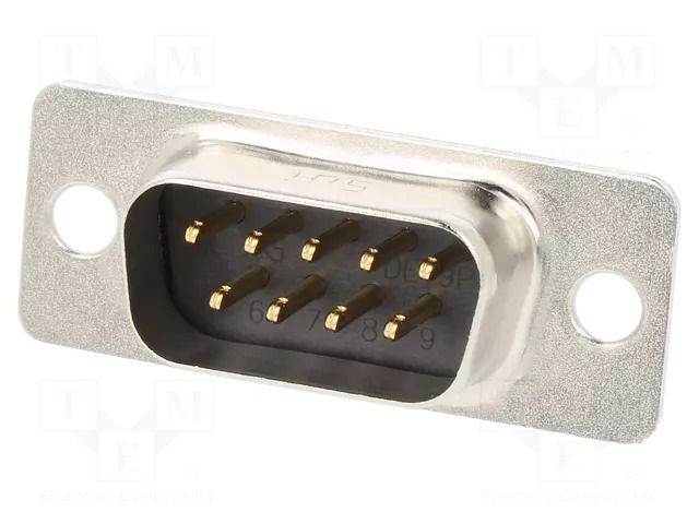 Connector: D-Sub; PIN: 9; plug; male; soldering; HD HIROSE HDEB-9P-05