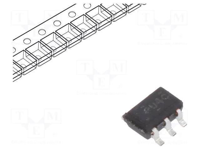 IC: digital; NOT; Ch: 1; IN: 1; SMD; SC88A; 0.9÷3.6VDC; -40÷85°C ONSEMI NC7SPU04P5X