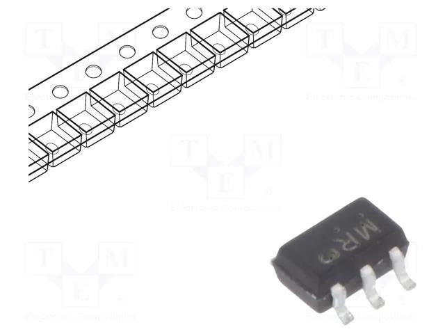 IC: digital; buffer,non-inverting; Ch: 2; SMD; SC88A; 1.65÷5.5VDC ONSEMI NL27WZ16DFT2G