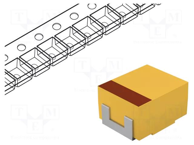 Capacitor: tantalum; 10uF; 16VDC; SMD; A; 1206; ±10%; -55÷125°C KYOCERA AVX TAJA106K016R