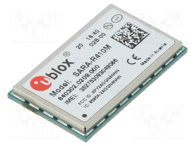 Module: LTE; 4G; SARA-R4/N4; SMD; EGPRS,LTE- M/NB-IoT u-blox SARA-R410M-02B