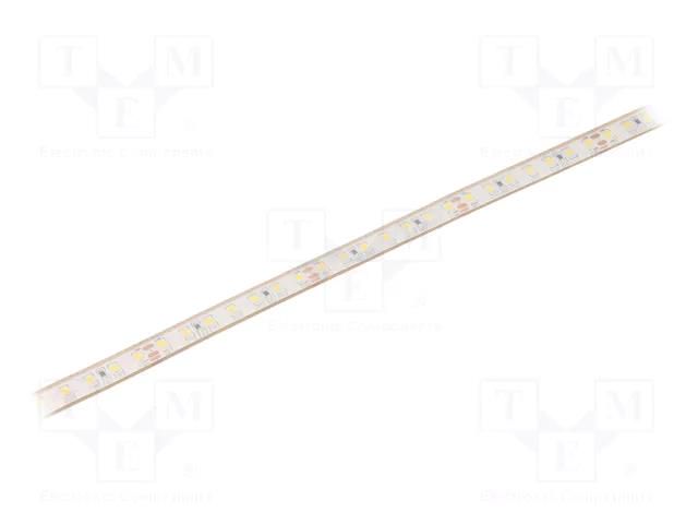 LED tape; white neutral; LED/m: 112; 10mm; IP68; 120°; 12W/m; 24VDC FOSE SPE-112-68-NW-24