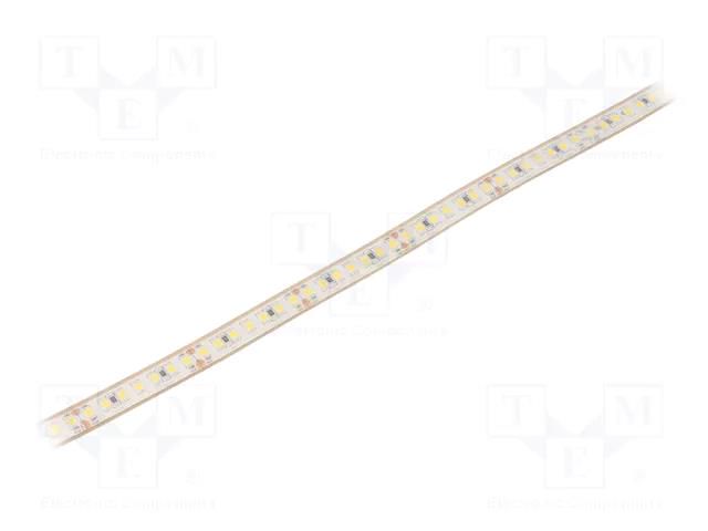 LED tape; white neutral; LED/m: 168; 10mm; IP68; 120°; 17W/m; 24VDC FOSE SPE-168-68-NW-24