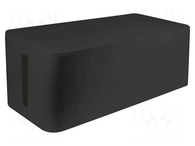 Cable box; black; W: 157mm; L: 407mm; H: 133.5mm LOGILINK PC-KAB0062