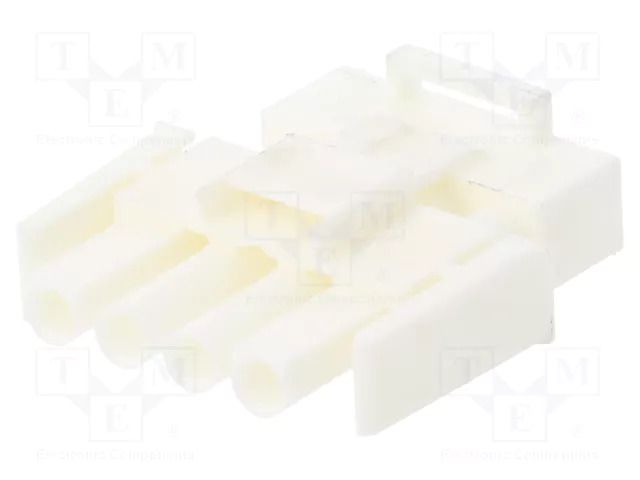 Connector: wire-wire/PCB; plug; male/female; PIN: 4; 600V; 6.35mm TE Connectivity 770019-1