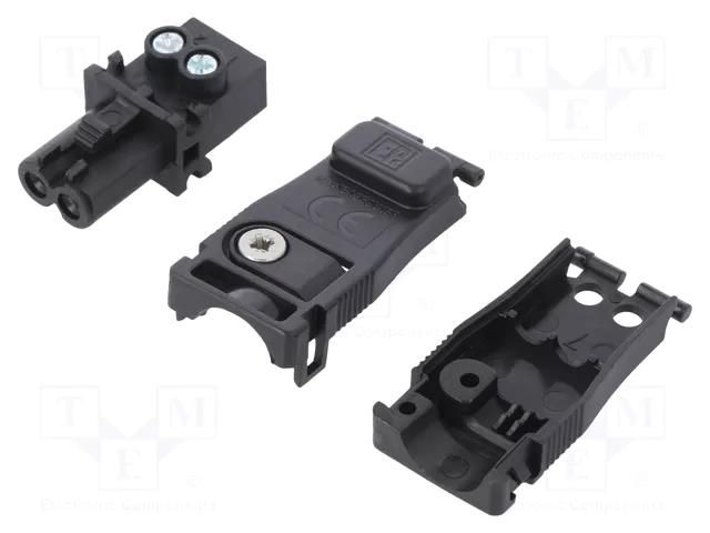Connector: AC supply; screw terminal; female; EPN2; 16A; 250VAC AAG STUCCHI EPN0034