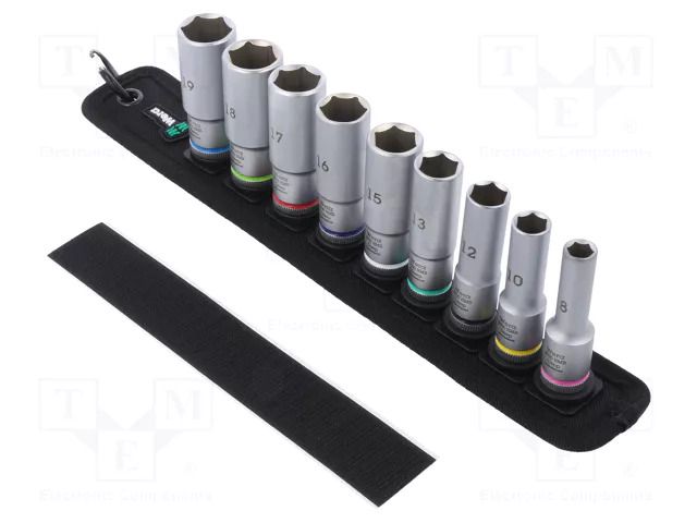 Wrench-set; 6-angles,socket spanner; 3/8"; 64mm; 8790 HMB Deep WERA WERA.05004545001