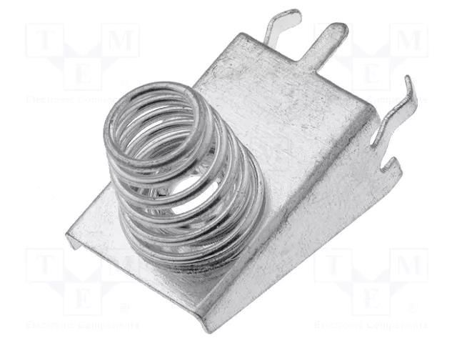 Spring contact; AA,R6; Batt.no: 1; soldered; Contacts: steel COMF 314B