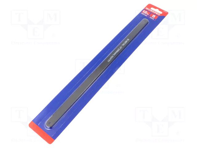 Hacksaw blade-set; metal; 300mm; 24teeth/inch; 5pcs. Workpro WP-W016043WE