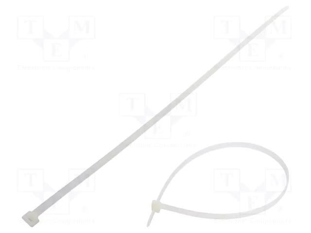Cable tie; L: 530mm; W: 9mm; natural; polyamide; 778N; Ømax: 152mm FIX&FASTEN FIX-S-9.0X530/N