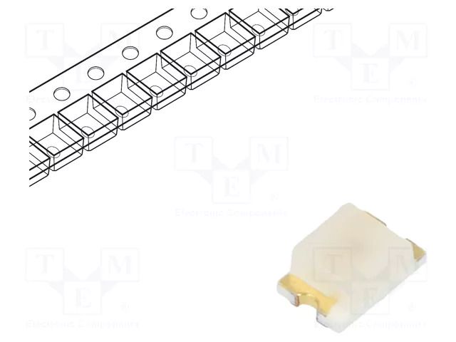 LED; green; SMD; 0805; 11mcd; 2VDC; 2x1.25x0.8mm; 140°; 20mA; 50mW LUMEX SML-LXT0805GW-TR