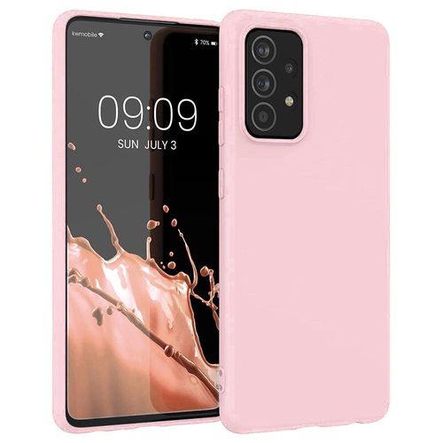 Silicone Case Soft Flexible Rubber Cover for Samsung Galaxy A22 4G pink, Hurtel 5907769337680 5907769337680