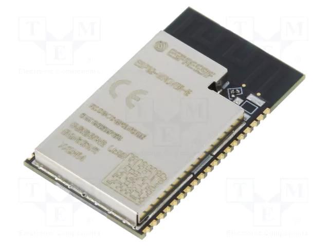 Module: IoT; Bluetooth Low Energy,WiFi; PCB; SMD; 18x31.4x3.3mm ESPRESSIF ESP32-WROVER-E-8