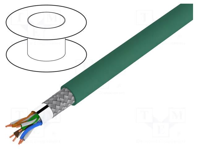 Wire; ETHERLINE® Cat.5e,SF/UTP; 4x2x24AWG; 5e; wire; Cu; PUR; 6.3mm LAPP ETH-2170297