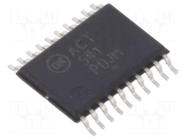 IC: digital; buffer,non-inverting,line driver; Ch: 8; SMD; TSSOP20 ONSEMI MC74ACT541DTG