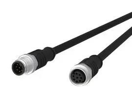 SENSOR CORD, 8P M12 PLUG-JACK, 5M 142MEA12050