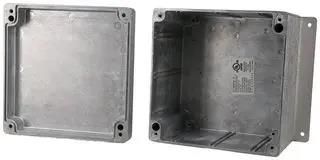 ENCLOSURE, WALL MNT, ALUMINIUM, NATURAL AN-2810-A