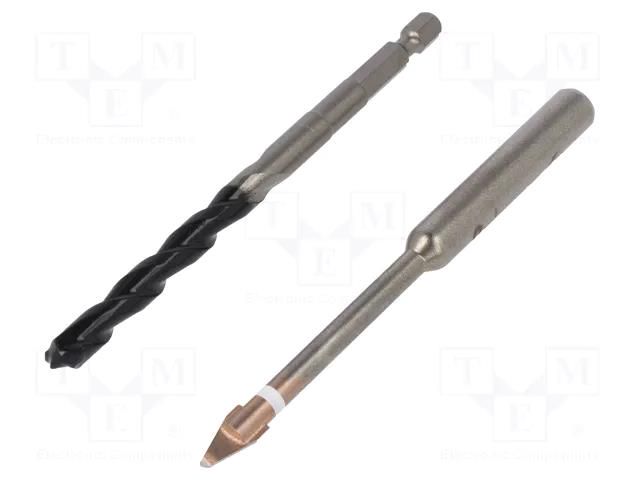 Drill set; steel; blister; KERAMO EXTREME; concrete,ceramics; 8mm ALPEN-MAYKESTAG ALP.300082100