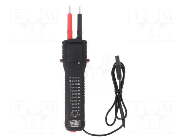 Tester: voltage indicator; VAC: 1kV; VDC: 1kV; <1MΩ BRYMEN BT71EU