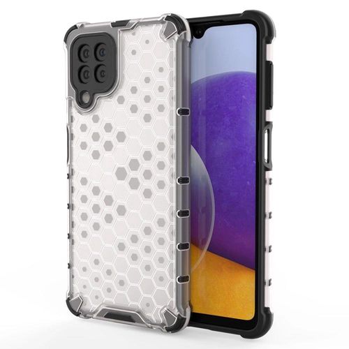 Honeycomb Case armor cover with TPU Bumper for Samsung Galaxy A22 4G transparent, Hurtel 5907769326950 5907769326950
