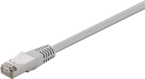 CAT 5e Patch Cable, F/UTP, grey, 10 m - copper-clad aluminium wire (CCA), without latch protection 73081