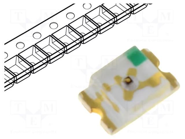 LED; red; SMD; 0805; 90mcd; 1.7÷2.4VDC; 2x1.25x0.8mm; 130°; 20mA FORYARD FYLS-0805URC
