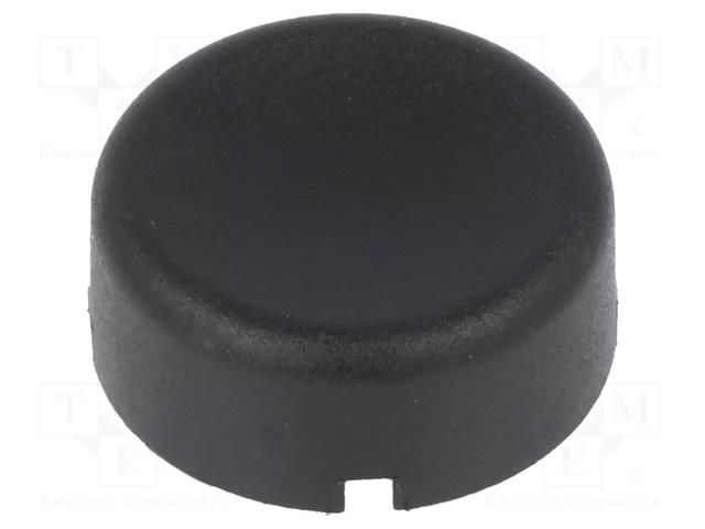 Button; Body: anthracite; 6425; round; 17x6.8mm Marquardt 840.000.011