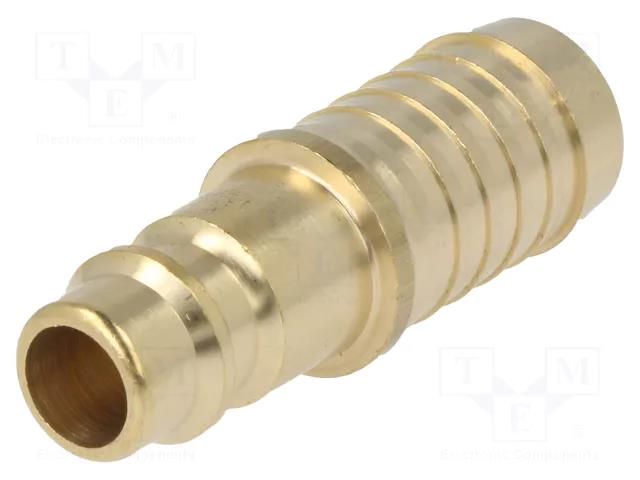 Quick connection coupling; 0÷35bar; brass; L: 44mm; 1000l/min PNEUMAT ES-13-S