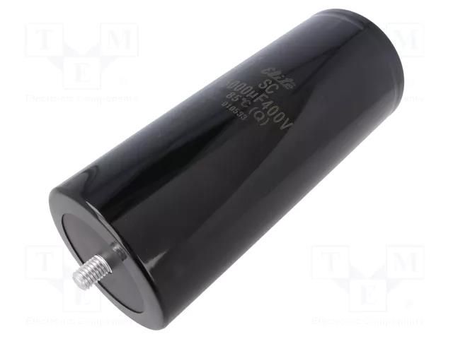 Capacitor: electrolytic; 15000uF; 400VDC; -10÷30%; M5; 2000h Elite SC2G153QLS90M0H2MN